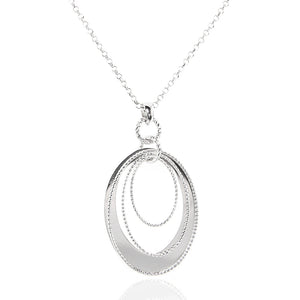 Collana Donna in Argento Rodiato Fraboso