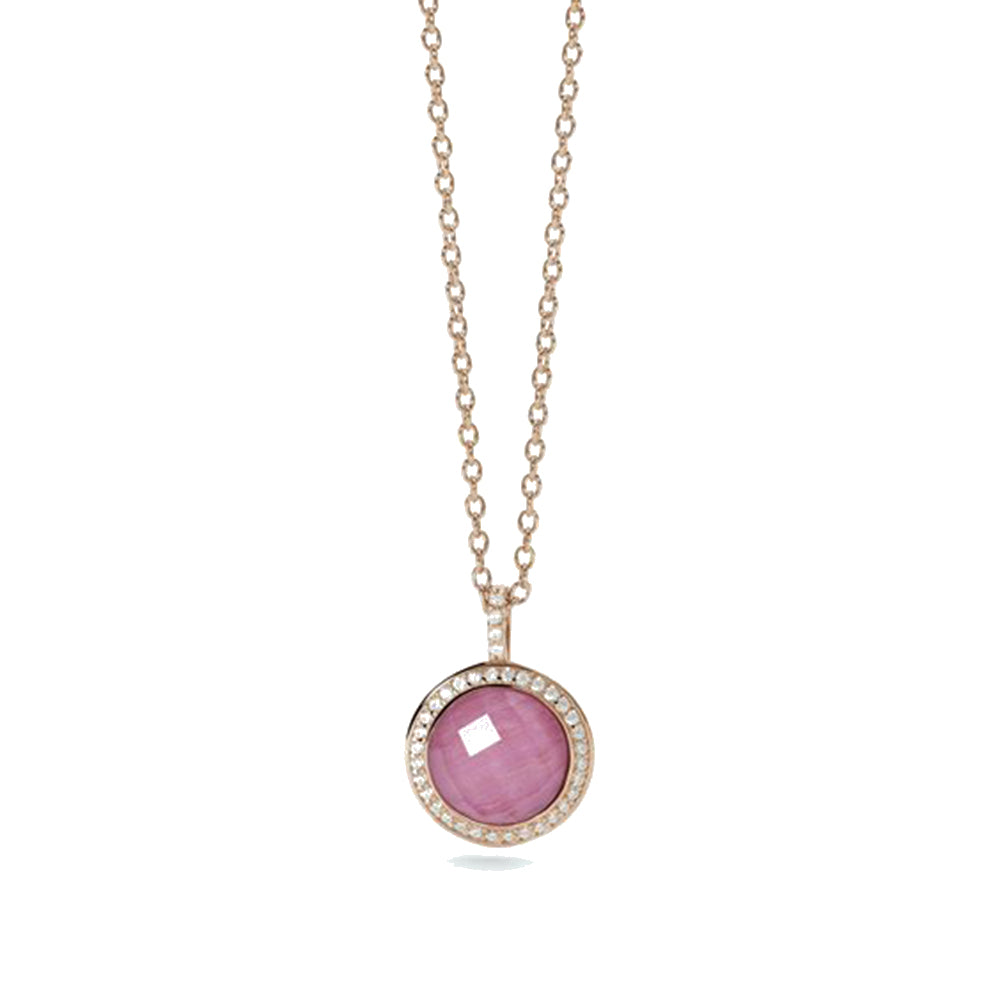 Tamaris Collana TJ 0458 N 45 IP oro rosa, 45 cm, Acciaio