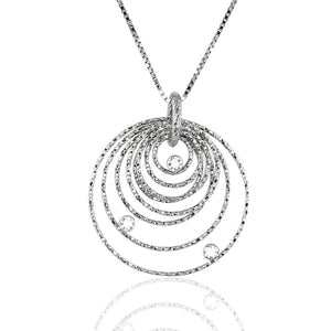 Collana Donna in Argento con Zirconi Fraboso