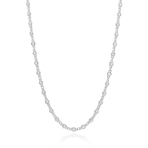 Collana Donna in Argento con Zirconi Mabina Gioielli