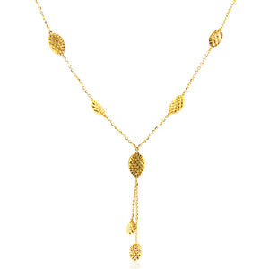 Collana Donna in Oro Giallo Saliscendi