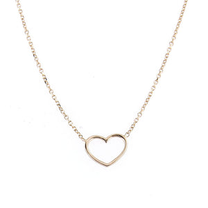 Collana Donna in Oro Giallo con Cuore
