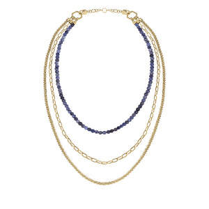 Collana Donna Acciaio Gold e Solidate Kaleido Breil