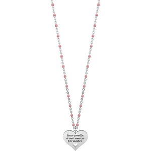 Collana Family Cuore Sorella 751078 Kidult