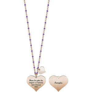 Collana Family Rose Cuore Famiglia 751042 Kidult
