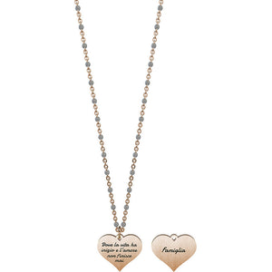 Collana Family Rose Cuore Famiglia 751082 Kidult