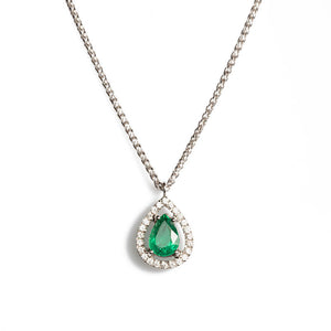 Collana Fantasia con Smeraldo Verde ZS350/BS - Recarlo  