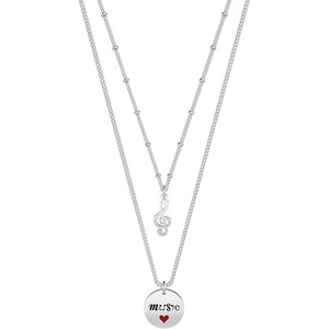 Collana Free Time Chiave di Violino Life 751116 Kidult