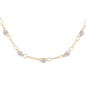 Collana Girocollo Donna Tulipe Pietre Grigie Rebecca Gioielli