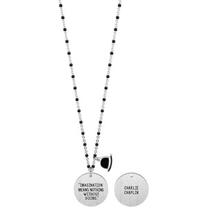 Collana Kidult Charlie Chaplin "Imagination means nothing without doing" | 751147