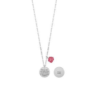 Collana Kidult Frida Kahlo "Niente vale più della risata"| 751167
