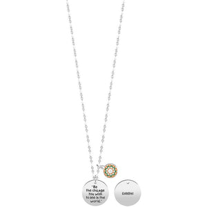 Collana Kidult Gandhi "Be The Change You Wish" | 751200