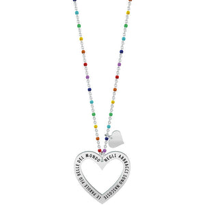 Collana Love Cuore Abbracci Life 751013 Kidult