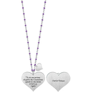 Collana Love Cuore Charles Dickens Life 751036 Kidult