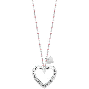 Collana Love Cuore Come Sorelle Life 751011 Kidult