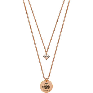 Collana Love Doppio Rose Friends Life 751117 Kidult
