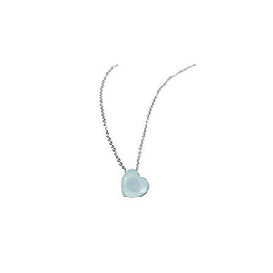 Collana Pendente Donna Acciaio Pietra Cuore Azzurro Breil Stones 