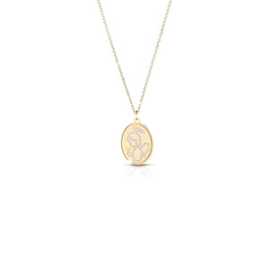 Collana Prime Gioie Proteggimi Angioletto Cuore Oro Giallo Le Bebè