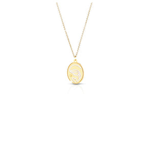 Collana Prime Gioie Proteggimi Madonnina Cuore Oro Giallo Le Bebè