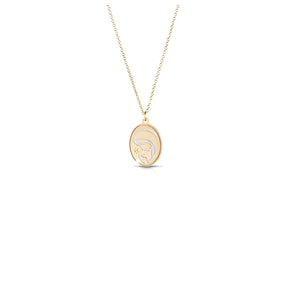 Collana Prime Gioie Proteggimi Madonnina Stella Oro Giallo Le Bebè