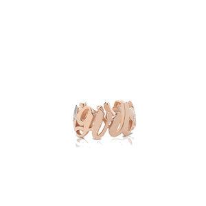 Collana Suonamore con Ciondolo Argento Lovetto My Twins Oro Rosa Le Bebè