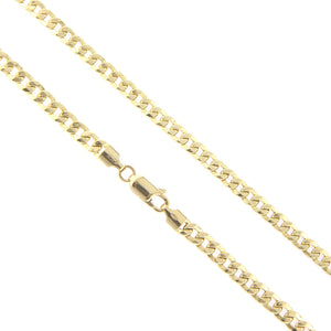Collana Unisex Grumette in Oro Giallo Maglia Vuota