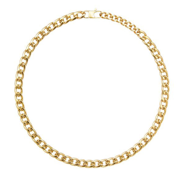 Collana Uomo Acciaio Block Chain Gold Breil Gioielleria Amadori