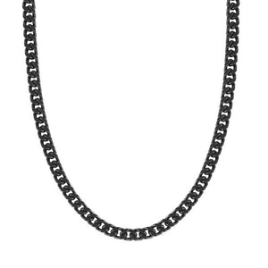 Collana Uomo Acciaio Nero Opaco Beyond Nomination