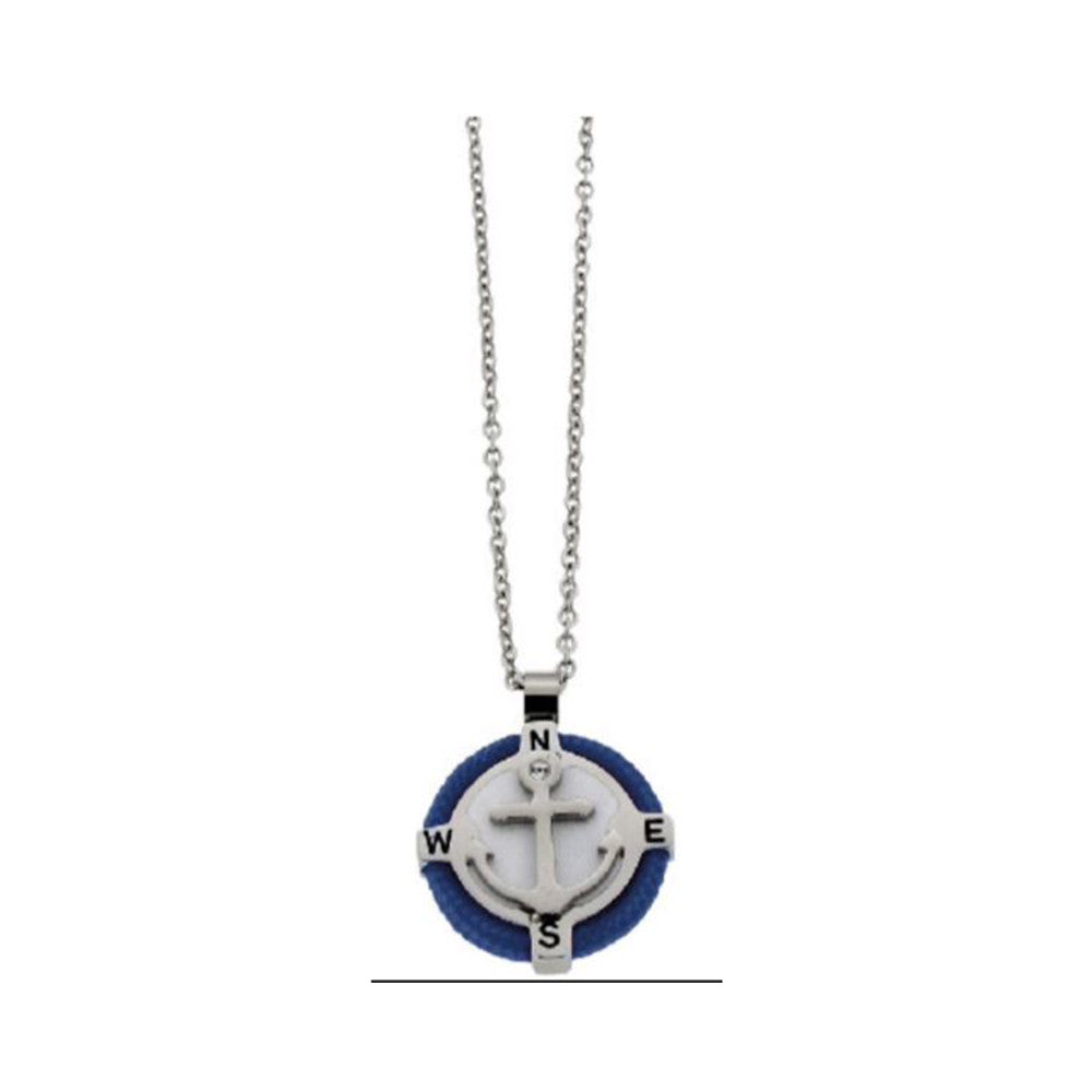 Collana Uomo Ancora Blu Q2381_2602 - Zoppini   