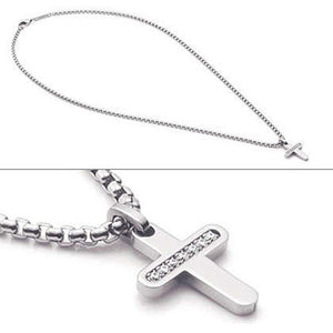 Collana Uomo Cross con Swarovski 023809/010 - Nomination         