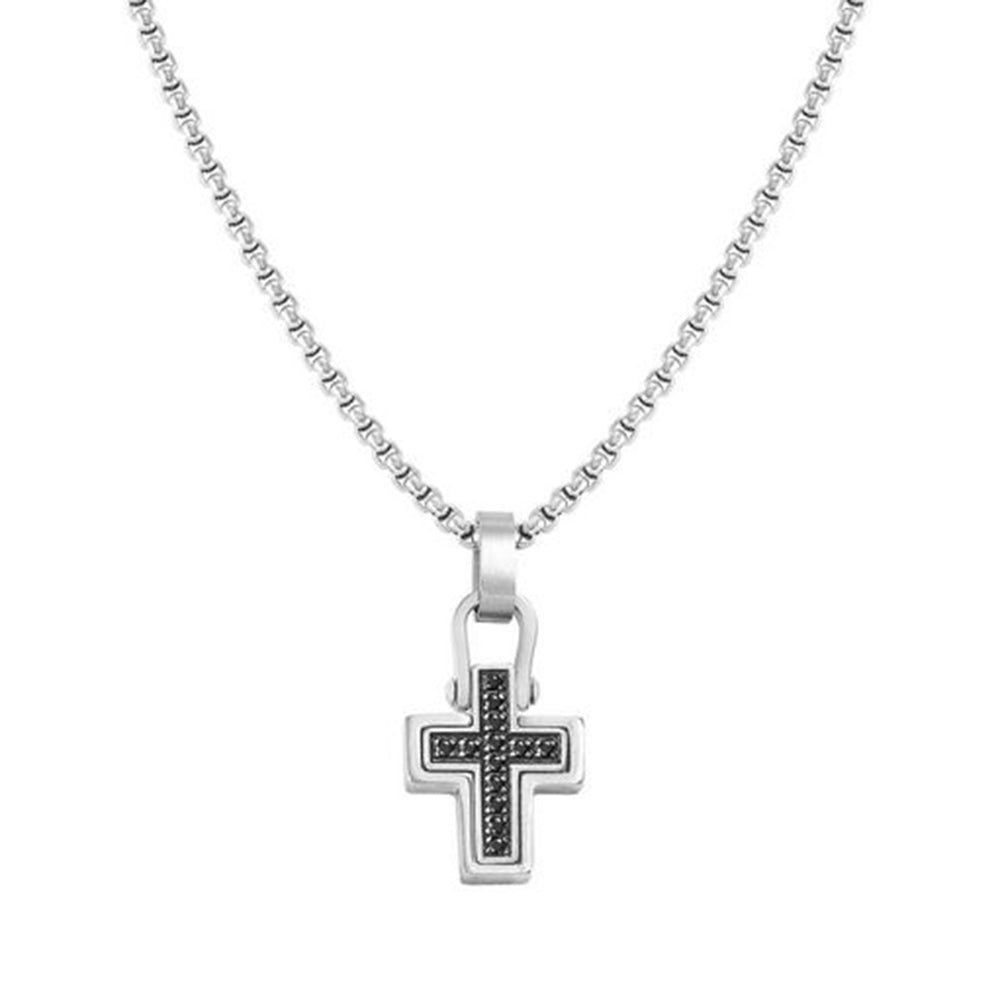 Collana Uomo Manvision con Croce Nomination - Gioielleria Amadori