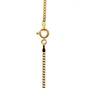 Collana Bambino in Oro Giallo Diamantato