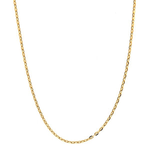 Collana Bambino in Oro Giallo Diamantato