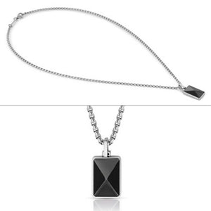 Collana Uomo in Acciaio Steelikons Nero 026802/030 - Nomination    