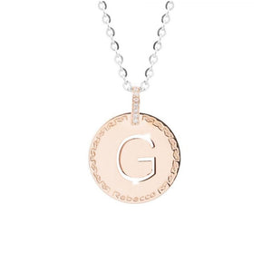 Collana con Pendente Lettera G Myworld Alphabet Rebecca Gioielli