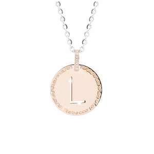 Collana con Pendente Lettera L Myworld Alphabet Rebecca Gioielli