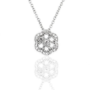 Collana in Oro Bianco con Diamanti Davite & Delucchi