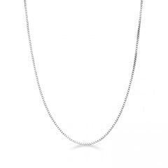 CARISSMA Collana In Oro Bianco 9 Ct, Catena Rope Hollow 3.2 Mm, Lunghezza 61 Cm (24 Pollici), Con Confezione Regalo