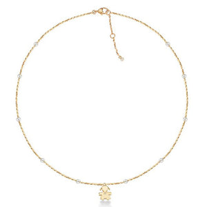Collana in Oro Giallo con Bimba Le Perle Le Bebè