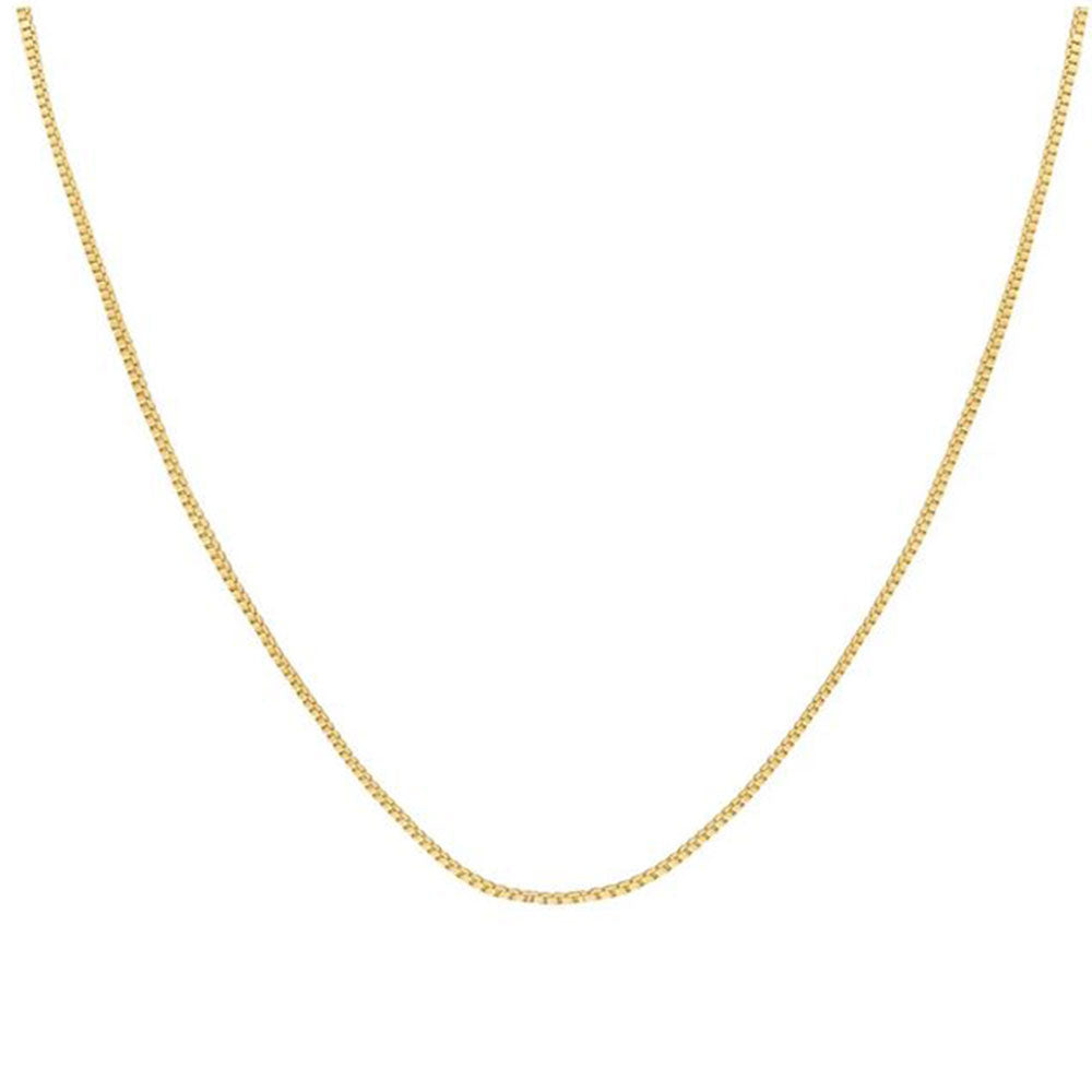 Collana Girocollo In Oro Giallo 10K Rolo Link 2,3 Mm - Vero Oro Massiccio Per Ciondoli - 3