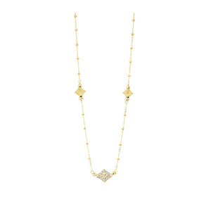 Collana in Oro Giallo e Bianco Glam Artlinea