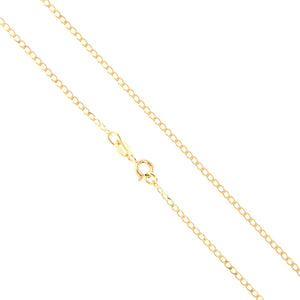 Collana Bambino in Oro Giallo Diamantato