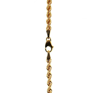 Collana Donna Corda in Oro Giallo