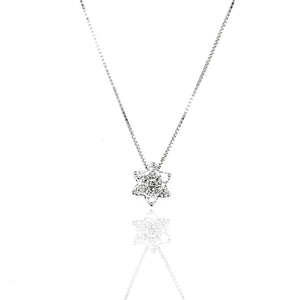 Collana Fantasia Oro Bianco con Diamanti - 951CMMZ