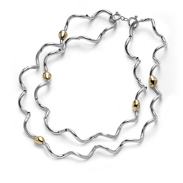 Collana Breil Flowing Lunga o Girocollo Acciaio Tj 1574