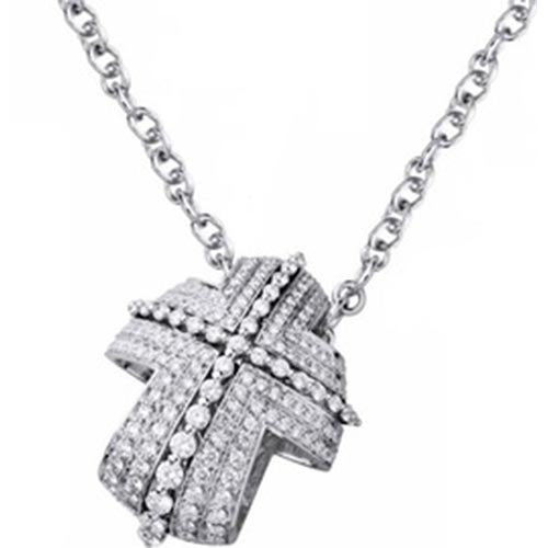 Collana Oro Bianco Diamanti Recarlo Lucrezia ZTM339/5BM