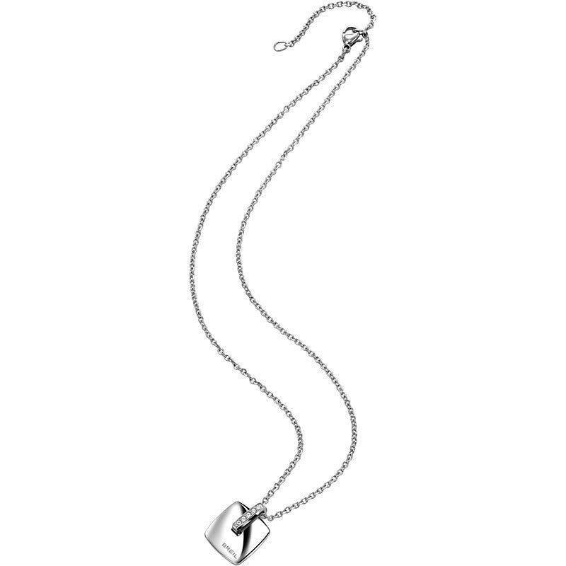 Collana Pendente Donna Breil New Blast Acciaio Swarovski TJ 1607