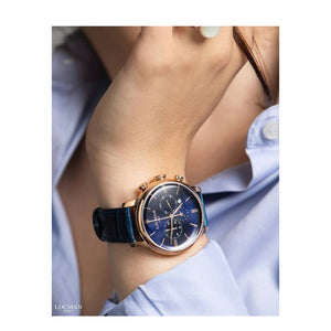 Cronografo Uomo 1960 Dolce Vita Ref. 254 0254R02R-RRBLRGPB - Locman
