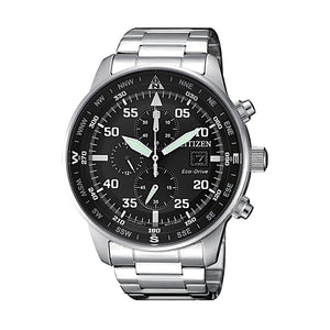 Cronografo Uomo Acciaio Eco Drive Aviator Of Collection Citizen