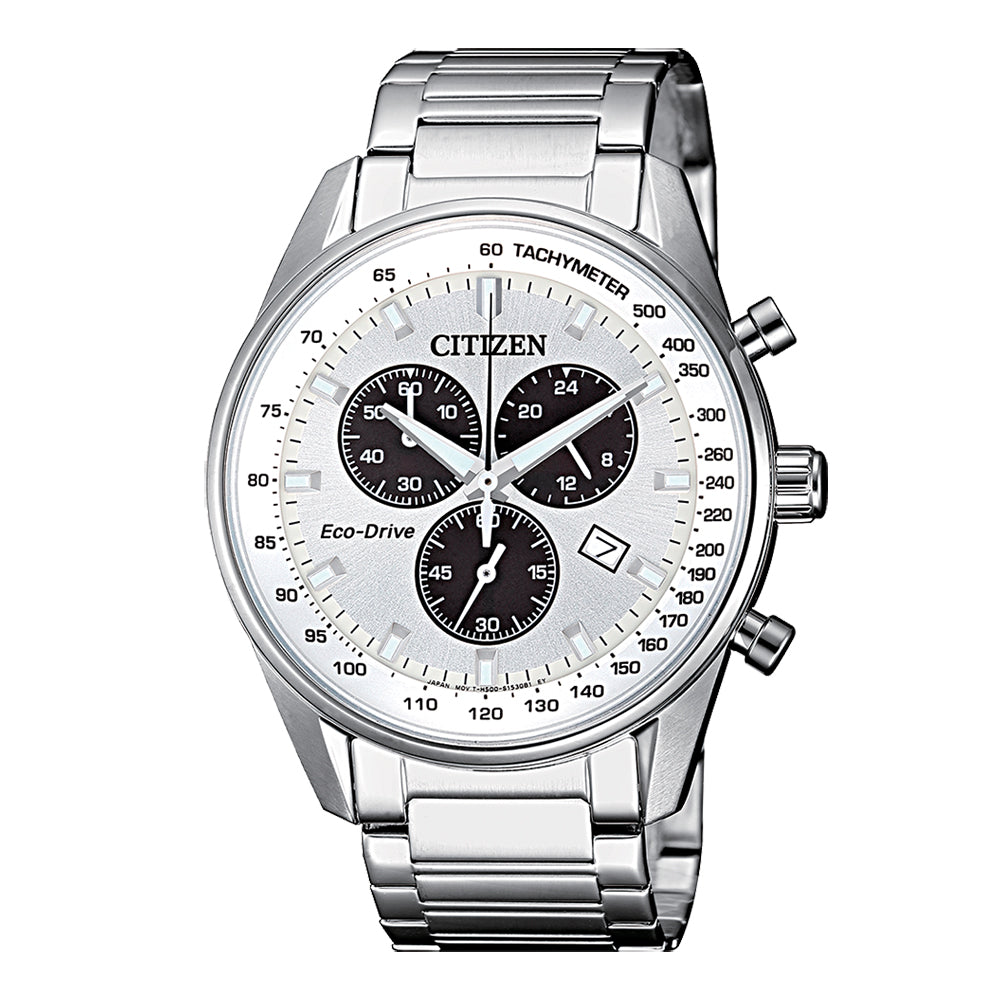 Cronografo Uomo Acciaio Eco Drive Crono Of Collection Citizen